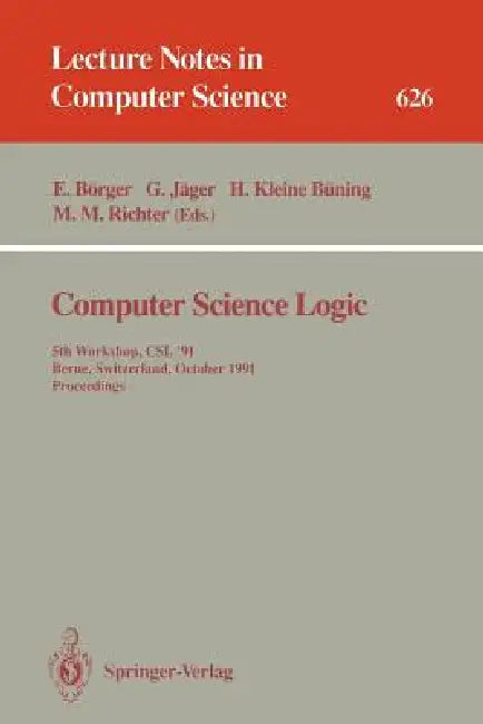 Buy Computer Science Logic (English, Egon Börger | Gerhard Jäger | Hans Kleine Büning) Online at Best Price - BookBajar