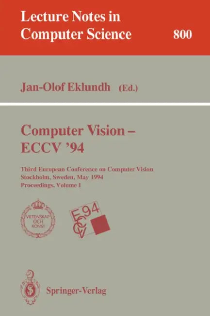Buy Computer Vision - Eccv '94 (English, Jan-Olof Eklundh) Online at Best Price - BookBajar