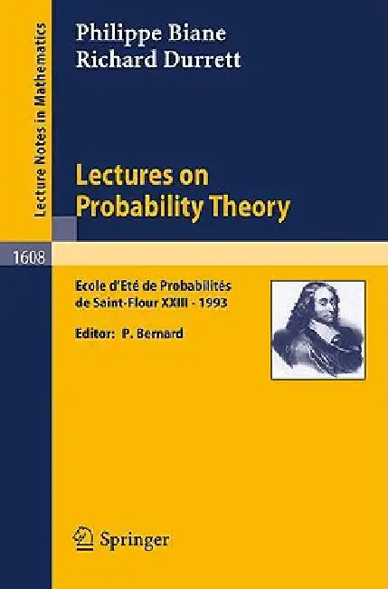 Buy Lectures on Probability Theory (English, Philippe Biane | Pierre Bernard | Richard Durrett) Online at Best Price - BookBajar
