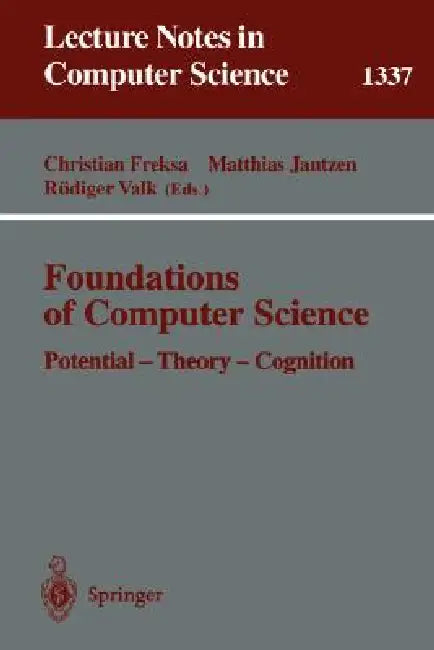 Buy Foundations of Computer Science (English, Christian Freksa | Matthias Jantzen | Rüdiger Valk) Online at Best Price - BookBajar
