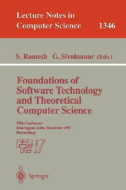 Buy Foundations of Software Technology and Theoretical Computer Science (English, S. Ramesh | G. Sivakumar) Online at Best Price - BookBajar