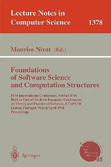 Buy Foundations of Software Science and Computation Structures (English, Maurice Nivat) Online at Best Price - BookBajar