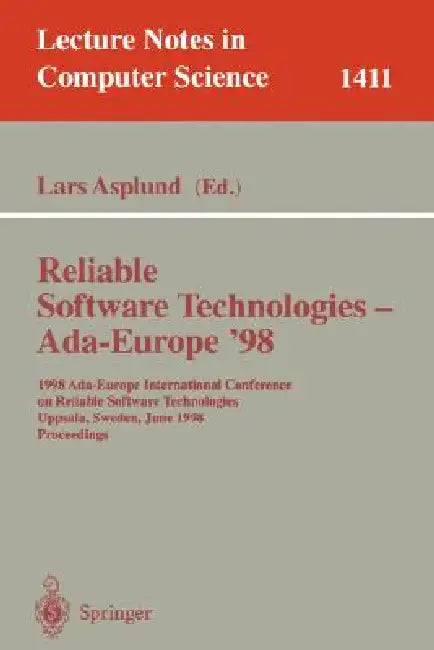 Buy Reliable Software Technologies - Ada-Europe '98 (English, Lars Asplund) Online at Best Price - BookBajar