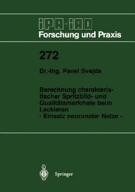 Buy Berechnung Charakteristischer Spritzbild- Und Qualitätsmerkmale Beim Lackieren (English, Pavel Svejda) Online at Best Price - BookBajar
