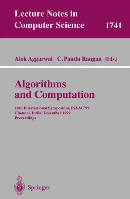 Buy Algorithms and Computations (English, Alok Aggarwal | C. Pandu Rangan) Online at Best Price - BookBajar