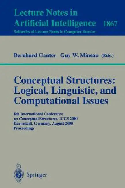 Buy Conceptual Structures (English, Bernhard Ganter | Guy W. Mineau) Online at Best Price - BookBajar