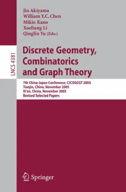 Buy Discrete Geometry, Combinatorics and Graph Theory (English, Jin Akiyama | William Y. C. Chen | Mikio Kano) Online at Best Price - BookBajar