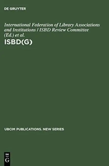 Buy Isbd(g) (English, International Federation of Library Asso | International Federation of Library Asso) Online at Best Price - BookBajar
