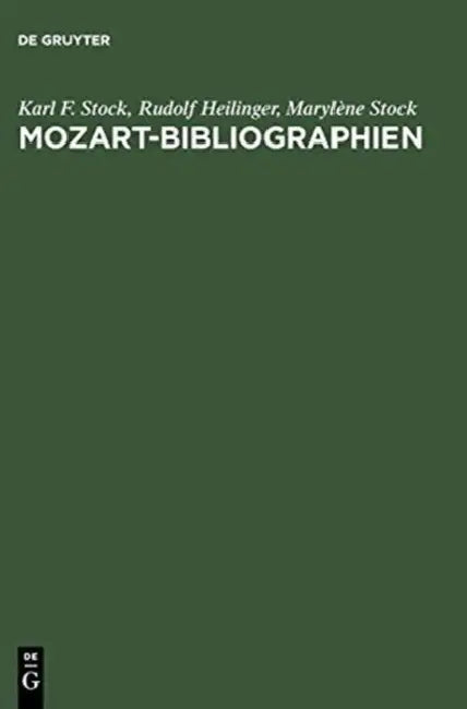Buy Mozart-bibliographien / Mozart Bibliographies (English, Karl F./ Heilinger, Rudolf/ Stock, Marylène Stock) Online at Best Price - BookBajar