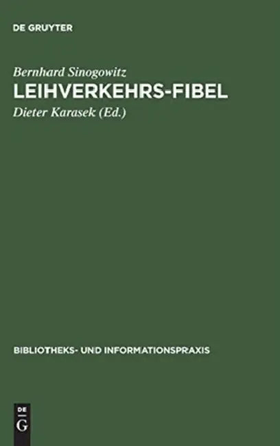 Buy Leihverkehrs-Fibel (English, Bernhard Sinogowitz | Dieter Karasek) Online at Best Price - BookBajar