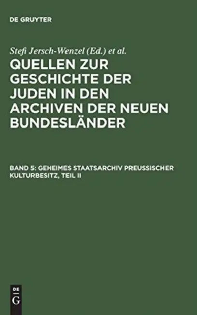 Buy Geheimes Staatsarchiv Preussischer Kulturbesitz, Teil II (English, Kurt (ADP)/ Elstner, Waltraud (CON)/ Jähnig, Bernhart (CON)/ Jehle, Manfred (CON)/ Kohnke, Meta (CON) Metschies) Online at Best Price - BookBajar
