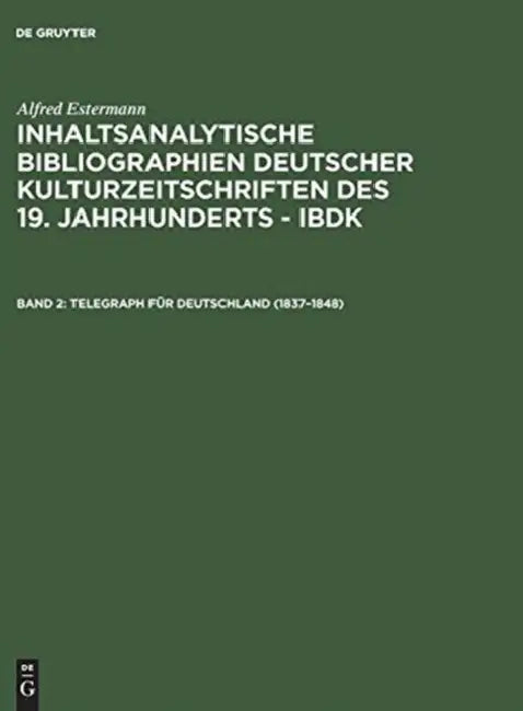 Buy Telegraph Für Deutschland 1837–1848 (English, Alfred Estermann) Online at Best Price - BookBajar
