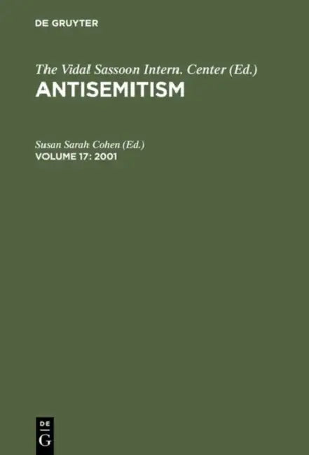 Buy Antisemitism (English, Susan Sarah (EDT) Cohen) Online at Best Price - BookBajar