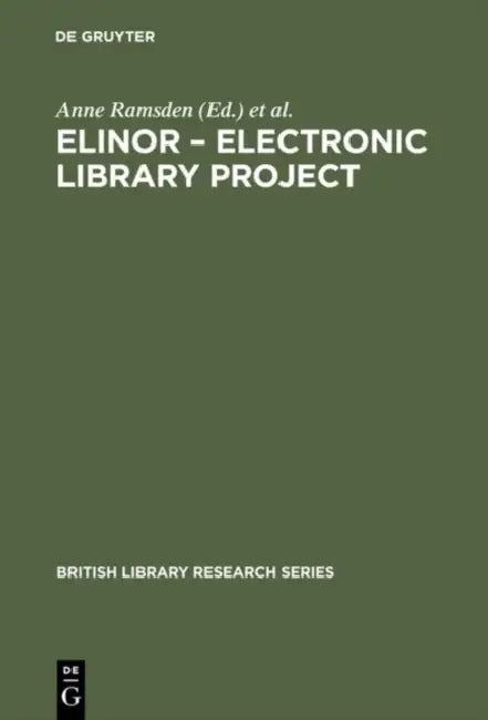 Buy Elinor - Electronic Library Project (English, Anne Ramsden | Mel Collier | Clare Davies) Online at Best Price - BookBajar