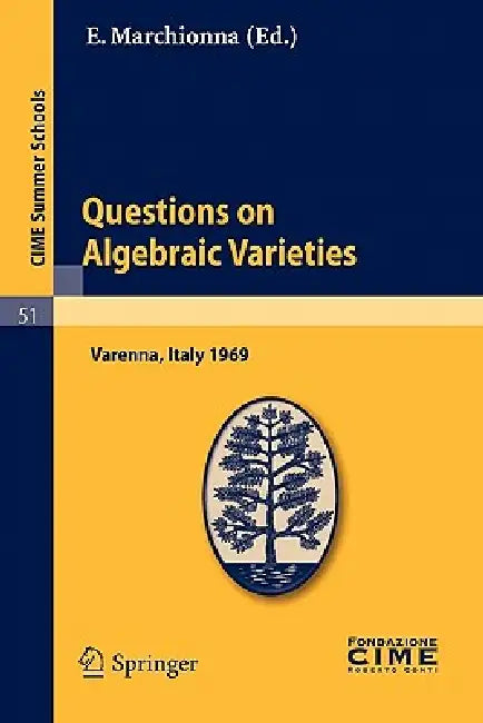 Buy Questions on Algebraic Varieties (English, E. Marchionna) Online at Best Price - BookBajar