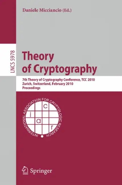 Buy Theory of Cryptography (English, Daniele Micciancio) Online at Best Price - BookBajar