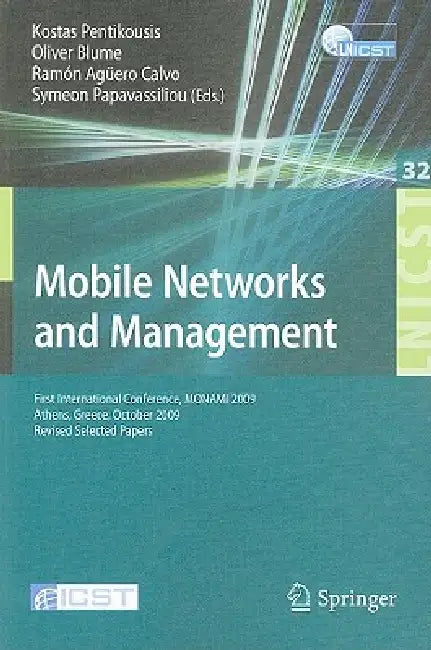 Buy Mobile Networks and Management (English, Kostas Pentikousis | Oliver Blume | Ramon Agüero) Online at Best Price - BookBajar