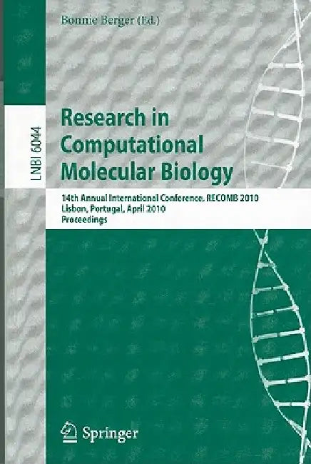 Buy Research in Computational Molecular Biology (English, Bonnie Berger) Online at Best Price - BookBajar