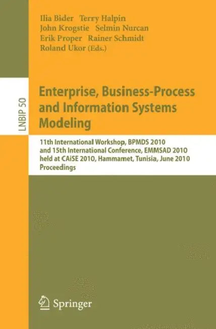 Buy Enterprise, Business-Process and Information Systems Modeling (English, Ilia Bider | Terry Halpin | John Krogstie) Online at Best Price - BookBajar