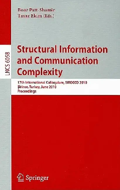 Buy Structural Information and Communication Complexity (English, Boaz Patt-Shamir | Tinaz Ekim) Online at Best Price - BookBajar