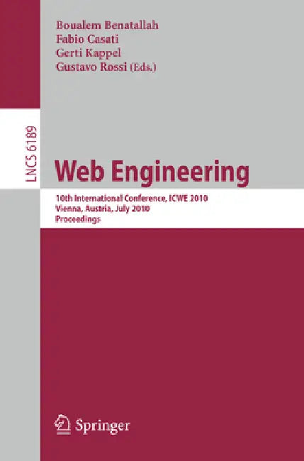 Buy Web Engineering (English, Boualem Benatallah | Fabio Casati | Gerti Kappel) Online at Best Price - BookBajar
