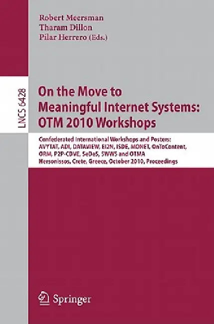 Buy On the Move to Meaningful Internet Systems (English, Robert Meersman | Tharam Dillon | Pilar Herrero) Online at Best Price - BookBajar