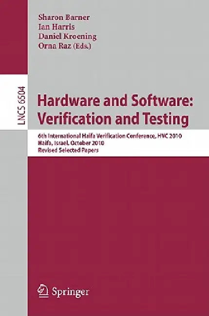Buy Hardware and Software (English, Sharon Barner | Ian Harris | Daniel Kroening) Online at Best Price - BookBajar