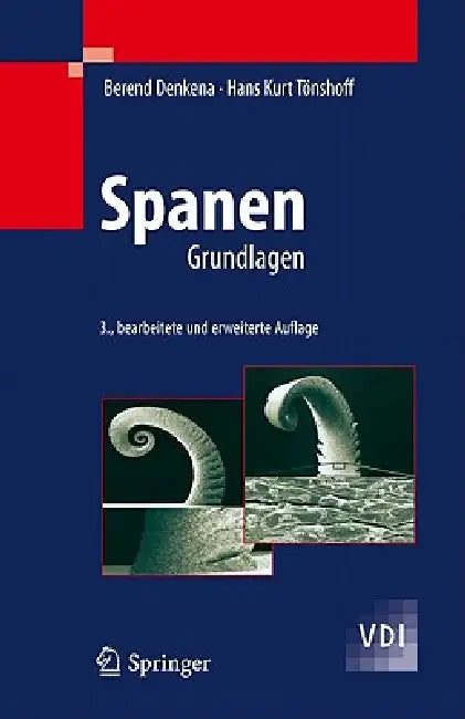 Buy Spanen (English, Berend Denkena | Hans Kurt Toenshoff) Online at Best Price - BookBajar