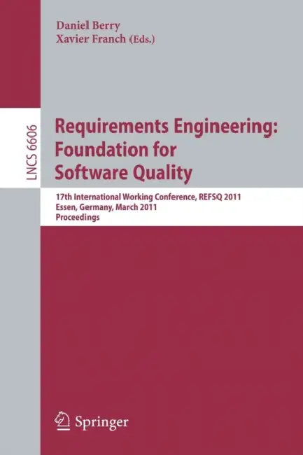 Buy Requirements Engineering (English, Daniel M. Berry | Xavier Franch) Online at Best Price - BookBajar