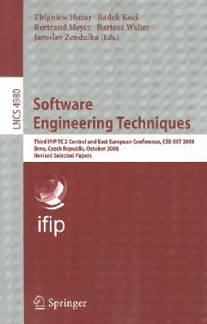 Buy Software Engineering Techniques (English, Zbigniev Huzar | Radek Koci | Bertrand Meyer) Online at Best Price - BookBajar