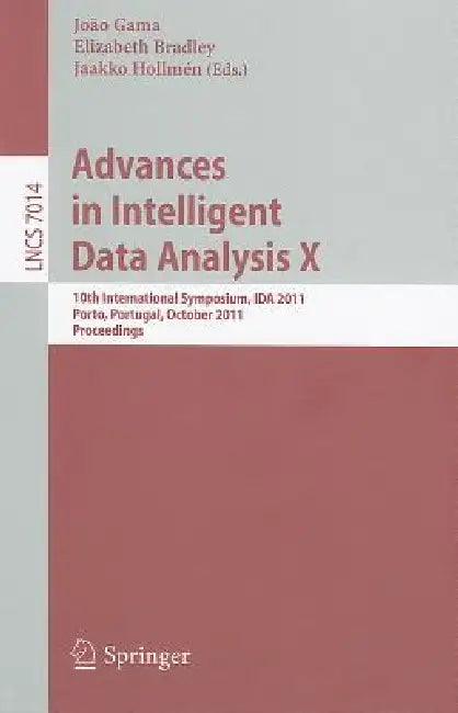Buy Advances in Intelligent Data Analysis X (English, João Gama | Elizabeth Bradley | Jaakko Hollmen) Online at Best Price - BookBajar