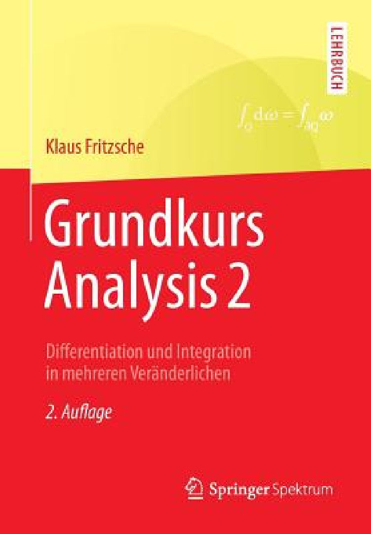 Buy Grundkurs Analysis 2 (English, Klaus Fritzsche) Online at Best Price - BookBajar