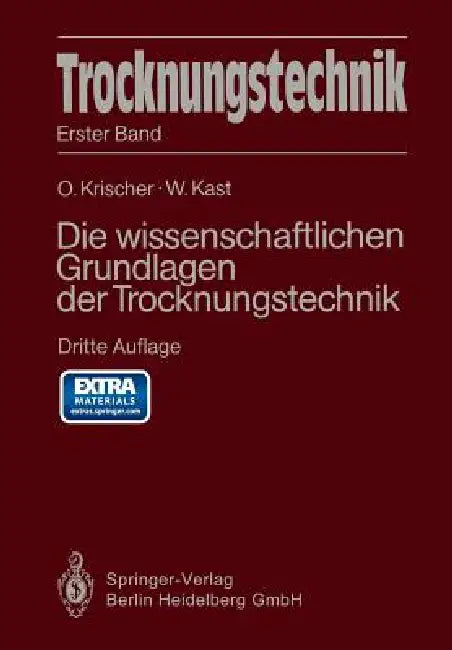 Buy Trocknungstechnik (English, Otto Krischer | W. Kast) Online at Best Price - BookBajar