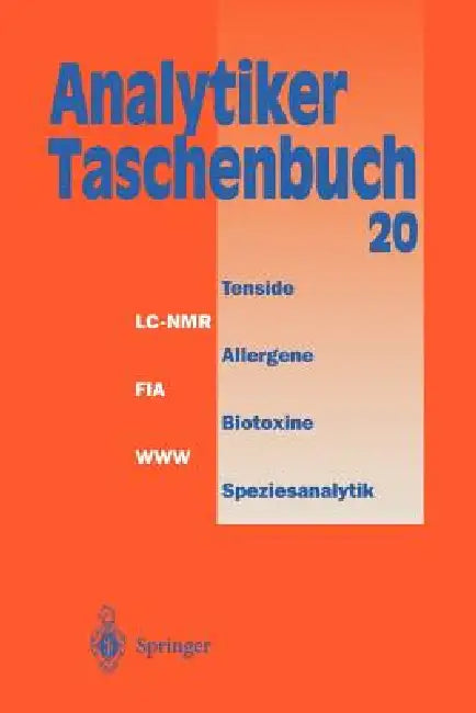 Buy Analytiker-Taschenbuch (English, Helmut Günzler | A. Müfit Bahadir | Klaus Danzer) Online at Best Price - BookBajar