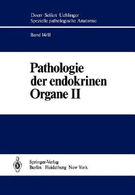 Buy Pathologie Der Endokrinen Organe (English, E. Altenähr | W. Böcker | G. Dhom) Online at Best Price - BookBajar