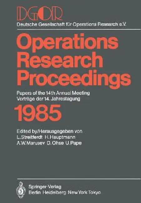 Buy Dgor: Papers of the 14th Annual Meeting / Vorträge Der 14. Jahrestagung (English, L. Streitferdt | H. Hauptmann | A. W. Marusev) Online at Best Price - BookBajar