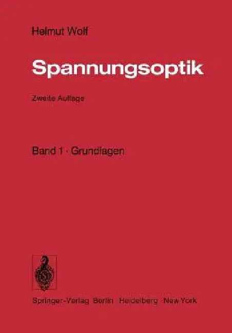 Buy Spannungsoptik (English, Helmut Wolf) Online at Best Price - BookBajar