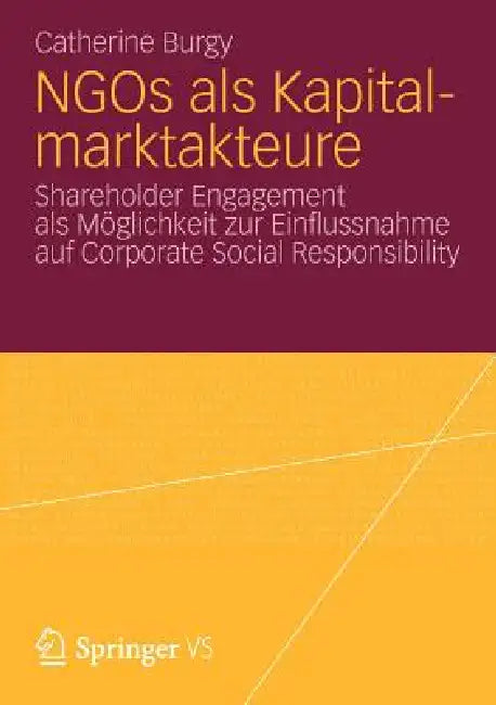 Buy NGOs ALS Kapitalmarktakteure (English, Catherine Burgy) Online at Best Price - BookBajar