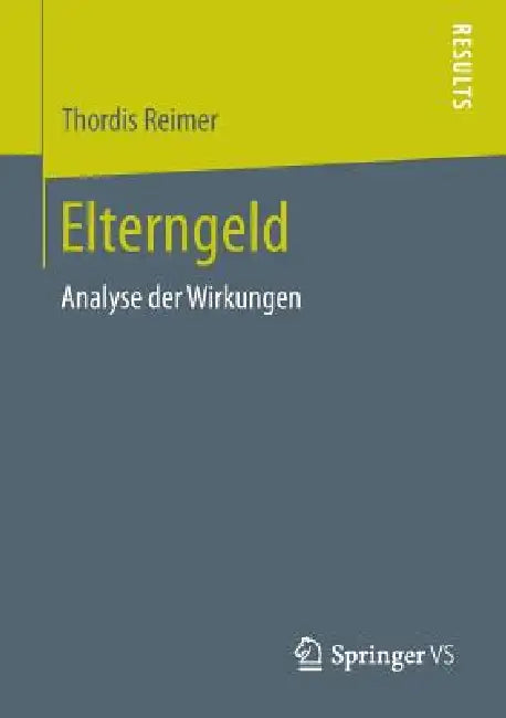 Buy Elterngeld (English, Thordis Reimer) Online at Best Price - BookBajar