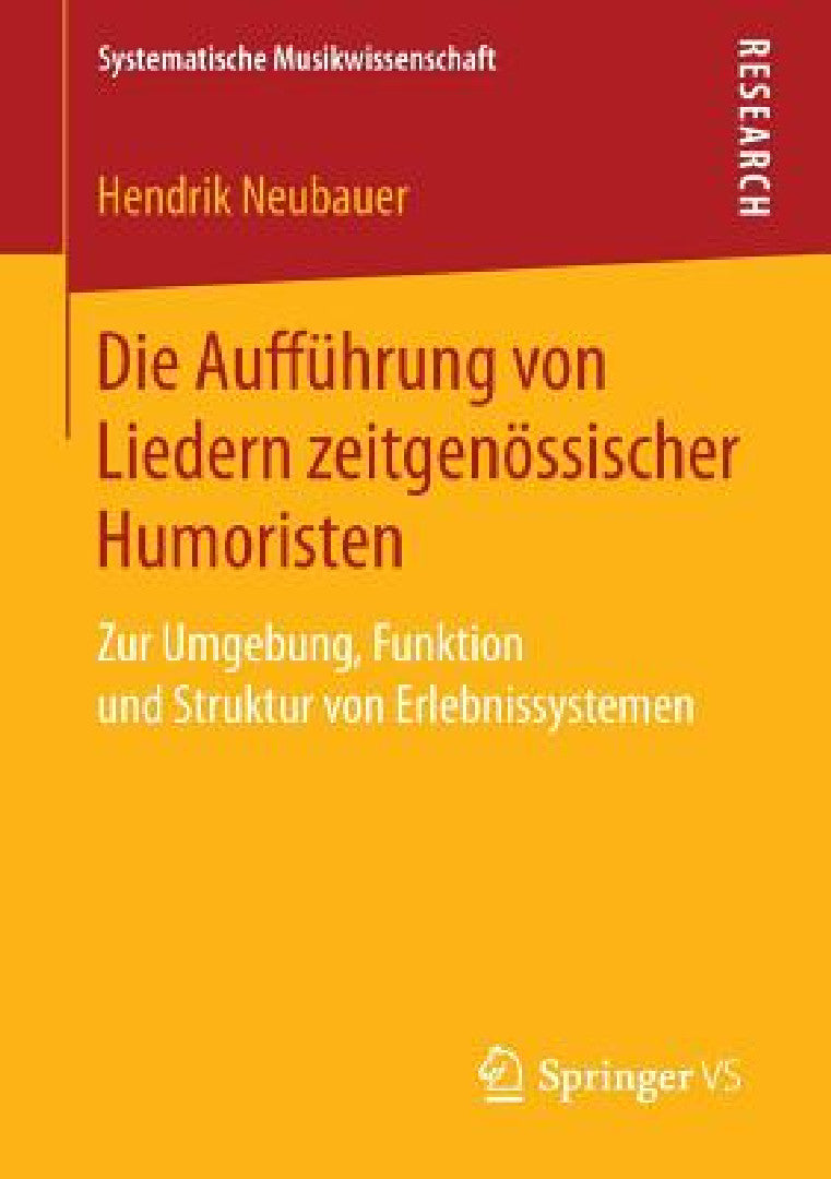 Buy Die Aufführung Von Liedern Zeitgenössischer Humoristen (English, Hendrik Neubauer) Online at Best Price - BookBajar