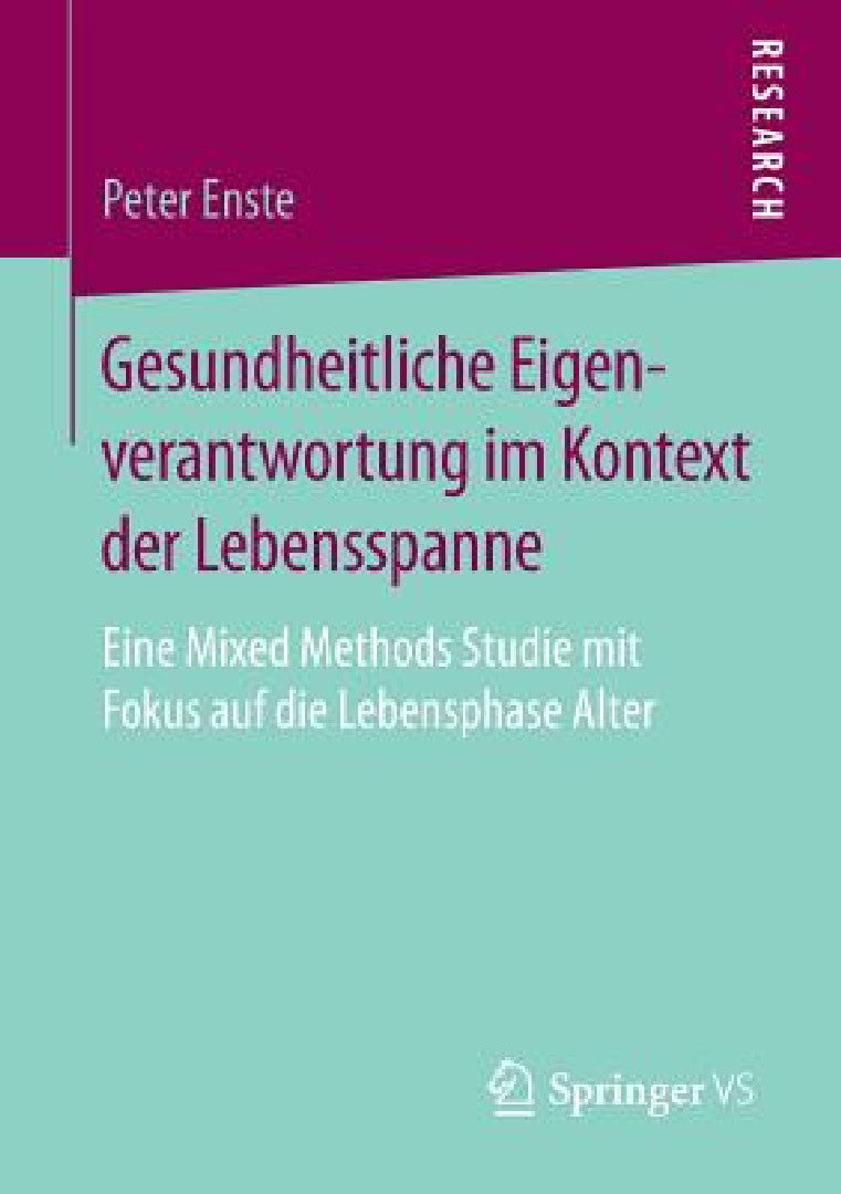 Buy Gesundheitliche Eigenverantwortung Im Kontext Der Lebensspanne (English, Peter Enste) Online at Best Price - BookBajar