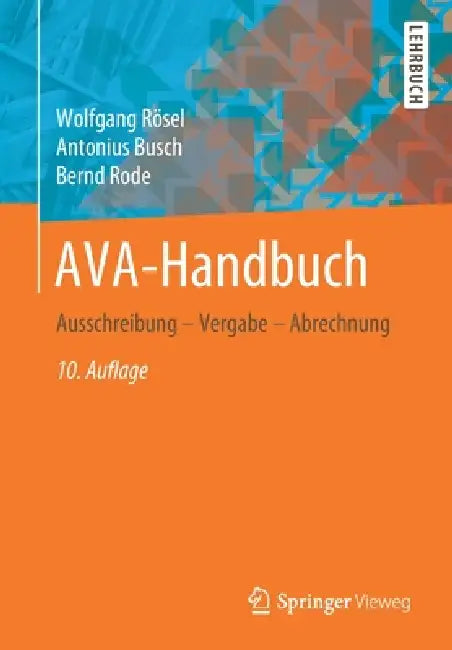 Buy Ava-Handbuch (English, Wolfgang Rösel | Antonius Busch | Bernd Rode) Online at Best Price - BookBajar