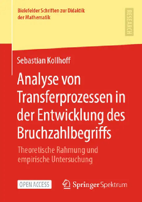 Buy Analyse Von Transferprozessen in Der Entwicklung Des Bruchzahlbegriffs (English, Sebastian Kollhoff) Online at Best Price - BookBajar
