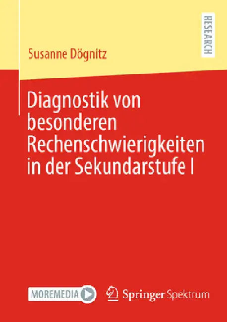 Buy Diagnostik Von Besonderen Rechenschwierigkeiten in Der Sekundarstufe I (English, Susanne Dögnitz) Online at Best Price - BookBajar