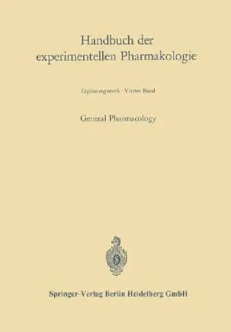 Buy General Pharmacology (English, Johannes Carl Bock | Gustav V. R. Born | Oskar Eichler) Online at Best Price - BookBajar