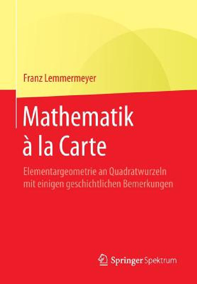Buy Mathematik À La Carte (English, Franz Lemmermeyer) Online at Best Price - BookBajar