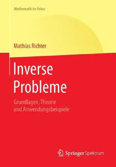 Buy Inverse Probleme (English, Mathias Richter) Online at Best Price - BookBajar