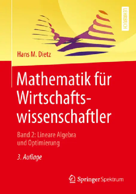 Buy Mathematik Für Wirtschaftswissenschaftler (English, Hans M. Dietz) Online at Best Price - BookBajar