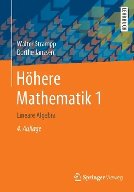 Buy Höhere Mathematik 1 (English, Walter Strampp | Dörthe Janssen) Online at Best Price - BookBajar