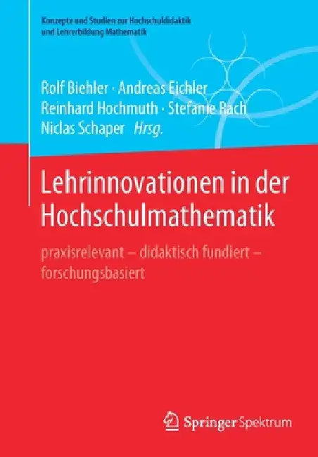 Buy Lehrinnovationen in Der Hochschulmathematik (English, Rolf Biehler | Andreas Eichler | Reinhard Hochmuth) Online at Best Price - BookBajar